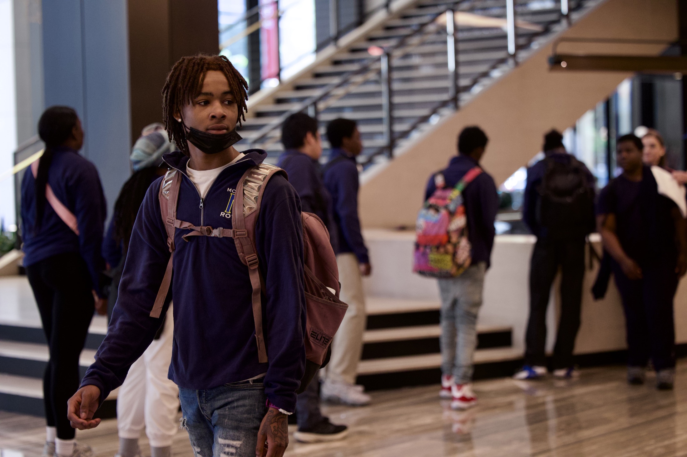 Student visiting a professional learning campus